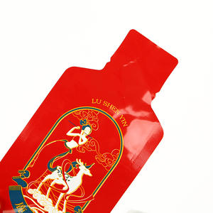 Sac en plastique personnalisé en forme d'aliment jus d'argousier sac en feuille d'aluminium autoportant boisson liquide cuisson sauce tomate sac - Product Image 4