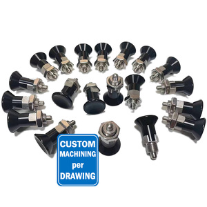 Spring Loaded Locking Pull Pin Latch Knob <strong>Index</strong> <strong>Plunger</strong> Spring Loaded Round Handle Pull Pin Indexing <strong>Plunger</strong> - Product Image 1