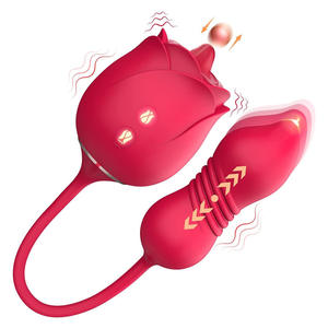 Vibrador Telescópico Femenino con Alimentación USB y Función de Lamido de Lengua <span class=keywords><strong>para</strong></span> el Punto G, Dispositivo <span class=keywords><strong>para</strong></span> Masturbación - Product Image 6