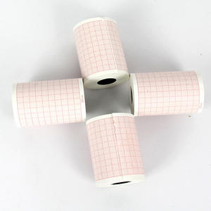 Papel para ECG de 80 mm x 20 mm, papel térmico para impresora de ECG, rollo blanco con líneas de gráfico, uso médico - Product Image 2