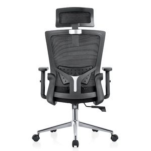 Silla de oficina giratoria de malla de trabajo de tela resistente de lujo moderna, ergonómica y saludable con altura ajustable - Product Image 6