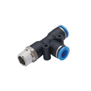 ข้อต่อสายลม Xingyi Technology รุ่น PD4/6/8/10 เกลียว M5 ข้อต่อ PU แบบสามทาง อะไหล่ระบบนิวเมติก - Product Image 4