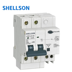 Bộ Ngắt Mạch rò rỉ nhỏ 1P + N 2 3 4 cực 6A 10A <span class=keywords><strong>16A</strong></span> 20A 25A 32A 40A 50A 63A <span class=keywords><strong>RCBO</strong></span> thu nhỏ - Product Image 4