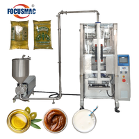 Focus Machinery, machine de remplissage automatique de liquides à grande vitesse contrôlée par PLC, pour sachets, emballages alimentaires, sachets en plastique