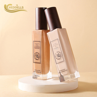 Fond de Teint Effet Seconde Peau Marque Blanche Gamme de Teintes Inclusives 50+ Ingrédients Bio-Fermentés Maquillage Liquide Naturel