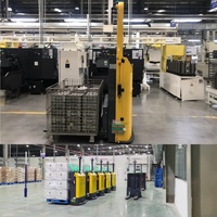 Véhicule à guidage automatique (AGV) Gen-song OEM, robot AGV RGV FMR, chariot élévateur à trois voies, logistique d'usine intelligente, robot de transport de palettes AGV