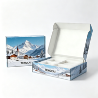 Fabricant de grandes boîtes en carton imprimées colorées pour vêtements, boîtes d'expédition personnalisées en carton ondulé avec logo, emballage