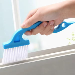 2 In 1 Windows <b>Gap</b> Household Cleaning Brush Flat Mouthed Shovel Useful Things For Kitchen Bathroom Toilet Tools Home Supplies - Product Image 4