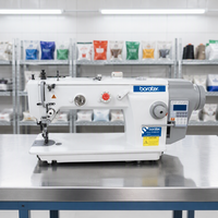 Machine à coudre à point noué à bras cylindrique B-640-D3 haute efficacité pour matériaux épais, avec point de transport par patte, élévateur pneumatique, pour usage domestique