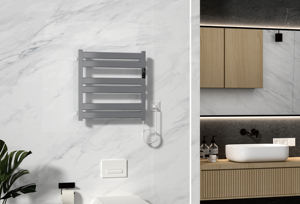 AVONFLOW Porte-serviettes chauffant <span class=keywords><strong>en</strong></span> <span class=keywords><strong>fonte</strong></span> OEM de haute qualité <span class=keywords><strong>Radiateur</strong></span> de serviette de salle de bain étanche avec chauffage - Product Image 6