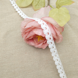 Encaje francés estampado de algodón blanco de alta calidad para prendas y accesorios de bolsos - Product Image 2