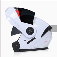 Casque de moto modulable intégral à visière relevable en ABS pour la réparation et les ateliers de modification