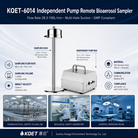 Muestreador de Bioaerosoles Remoto KQET-6014 para Monitoreo de Salas Limpias Farmacéuticas
