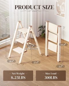 Staircase Home Useful Small Foldable <b>Ladder</b>, Indoor Household Multi-Functional Portable Telescoping Stair Seat - Product Image 5