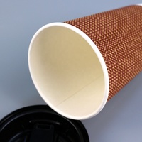 Die Einweg-Kaffee papier becher der chinesischen Fabrik in Lebensmittel qualität für Energie getränke Wodka Soda Tequila Matt Laminat ion Embossing Printing