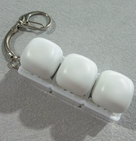 Porte-clés clavier mécanique anti-stress en plastique, mini, amusant, avec interrupteur à touches L, Z, 2, 4, 5, 9, 6, sonnerie mécanique, lumière LED, jouet personnalisé