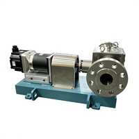 Pompe doseuse de transfert haute précision en acier inoxydable à carter chauffant pour résine, asphalte et fluides visqueux