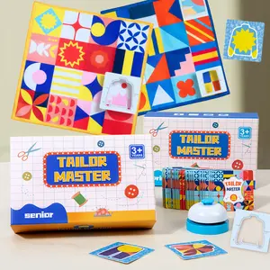 New Early Learning Tailor Master Educational Color Cognition Toy Children Montessori DIY Matching Game Fun Battle Toys for Kids