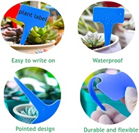 Étiquettes de marquage de plantes imperméables en PP, étiquettes de type T pour les fleurs, les légumes, les semis et les herbes en pot