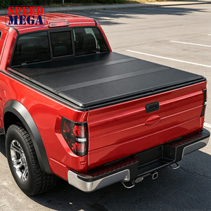 Hard Tri-Fold Tonneau Cover for Ford F-150 5.5ft Bed, Aluminum Tri Folding Waterproof Bed Cover, No Drill Anti-Theft - Product Image 2