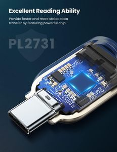 Ugreen USB <span class=keywords><strong>C</strong></span> micro đầu đọ<span class=keywords><strong>c</strong></span> thẻ, Loại <span class=keywords><strong>C</strong></span> để micro Card Adapter với hợp kim kẽm bên ngoài, xách tay SD Đầu đọ<span class=keywords><strong>c</strong></span> thẻ - Product Image 4