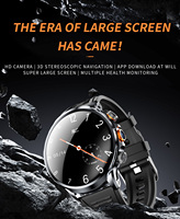 Reloj Inteligente 4G Popular con Pantalla HD Grande, 32GB, GPS, WiFi, Llamadas, Cámara, Monitor de Ritmo Cardíaco, Fitness, IP67, Monitor de Sueño, Correa de Silicona Magnética