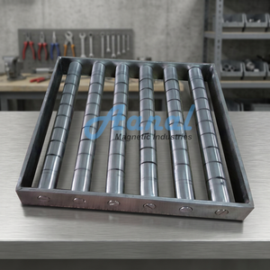 Separador magnético de alta intensidad con tolva de acero inoxidable de alta resistencia para eliminar contaminantes de hierro de polvos secos - Product Image 3