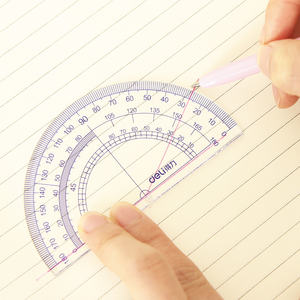 Chất lượng cao deli9597 Văn Phòng TrườNg Học cung cấp sinh viên vẽ đa chức năng kết hợp Cai Trị + tam giác Cai Trị + thước đo 4 mảnh Bộ - Product Image 2