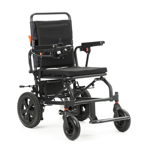 Silla de Ruedas Eléctrica Plegable Ligera con Marco de Acero al Carbono, Alcance de 15 km, <span class=keywords><strong>Precio</strong></span> Económico, para Personas Mayores - Product Image 4