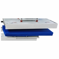 Presse de transfert thermique à double tête KAI-4060DS avec dispositif de succion pour vêtements et accessoires textiles