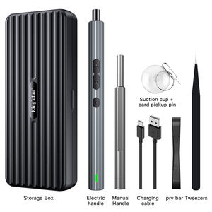 2022 nouveau 58 en 1 avec 50P S2 Bits outils de <span class=keywords><strong>tournevis</strong></span> électrique de précision sans fil ensemble outils de réparation d'atelier de téléphonie mobile - Product Image 5