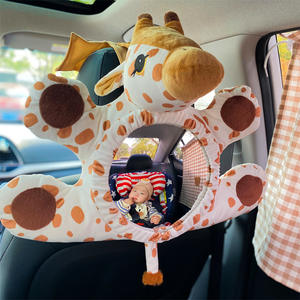 माइटोंग हॉट सेलिंग शेटरप्रूफ वाइड कॉन्टेक्स पशु पैटर्न बेबी कार मिरर रियर व्यू बैक सीट सुरक्षा के लिए बाल अवलोकन सीट - Product Image 3