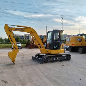 5 toneladas PC55MR mini excavadora usada original importado Komatsu 55 excavadora de segunda mano PC55 excavadora de orugas stock venta al contado - Product Image 5