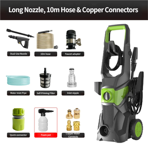 Idropulitrice ad Alta <span class=keywords><strong>Pressione</strong></span> 220V, Macchina Automatica Portatile per Lavaggio Auto, Alta <span class=keywords><strong>Pressione</strong></span> per Uso Domestico - Product Image 6