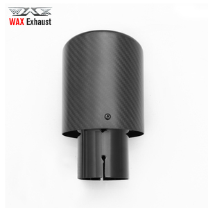Puntas de escape personalizadas de fibra de carbono universales para mercedes-benz E250 E300 BMW 325 340 350 <span class=keywords><strong>AUDI</strong></span> A3 <span class=keywords><strong>A4</strong></span> A5 puntas de escape de rendimiento - Product Image 3