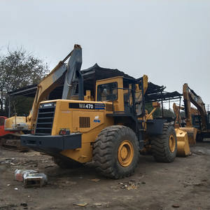 Cargador Frontal Usado Komatsu WA470 WA320 WA380 300, Carga Nominal de 15 Toneladas, Motor CAT3304, Potencia de 192KW, Modelo 2022, Bomba Nabtesco, Motor Japonés - Product Image 3