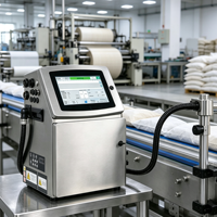 Machine de codage de date DOCOD CIJ haute vitesse V2000, imprimante jet d'encre à petits caractères continue pour l'impression sur sacs tissés et câbles alimentaires