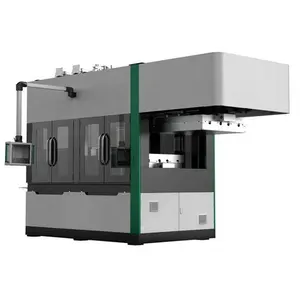 Automatische einweg-zuckerrohr-pulpe faser geformtes geschirr burg mittagessen-box becher-deckel industrielle verpackung tablett-formungs-maschine