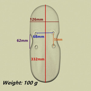 Garde-boue de moto pour <span class=keywords><strong>Triumph</strong></span> <span class=keywords><strong>Bonneville</strong></span> <span class=keywords><strong>Scrambler</strong></span> T100 T120 - Product Image 5