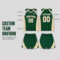 Uniforme de basket-ball personnalisé pour les jeunes, ensemble de maillot sans manches en mesh à col en V et short pour les tournois de basket-ball pour adolescents
