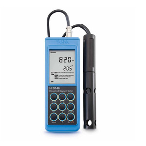เครื่องวัดออกซิเจนละลายน้ำ HANNA HI9146 0.00-45.00 ppm เครื่องทดสอบคุณภาพน้ำ - Product Image 2