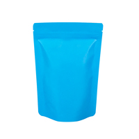 Sacs refermables en aluminium mat avec fermeture éclair, sachets debout, qualité alimentaire, fermeture thermique, fermeture éclair, sac alimentaire pour collations, chips, noix
