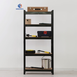 Sistema de Estanterías de Acero Resistente sin Pernos, 5 Niveles Ajustables, Estanterías de MDF para Garaje, con Recubrimiento en Polvo para Almacenamiento de Cartones - Product Image 5