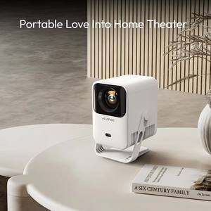 <span class=keywords><strong>Mini</strong></span> <span class=keywords><strong>Proyector</strong></span> Inteligente A15 HY320 Pro Android 4K LED LCD, Portátil con Soporte Ajustable, Cine en Casa, Altavoz, Visualización Familiar, para Exteriores - Product Image 6