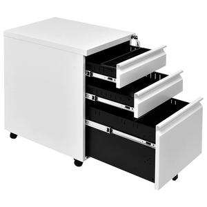 Caisson de bureau mobile <span class=keywords><strong>à</strong></span> <span class=keywords><strong>3</strong></span> <span class=keywords><strong>tiroirs</strong></span> <span class=keywords><strong>classeur</strong></span> mobilier de bureau sous bureau - Product Image 5