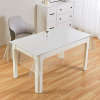 Nappe en PVC transparente avec paillettes argentées RNPT, nappe scintillante imperméable, taille personnalisée pour mariage, fête, dîner