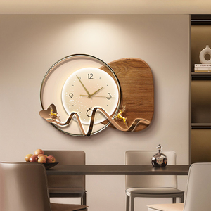 Reloj Decorativo Abstracto Geométrico de Arte Silencioso con Impresión UV, Decoración del Hogar, Arte de Pared, Pintura con Luz LED, Directo de Fábrica - Product Image 1