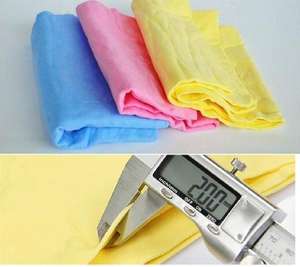 <span class=keywords><strong>Serviette</strong></span> de séchage pour voiture en PVA - Super absorbante et séchage rapide, douce pour le nettoyage de l'intérieur de la voiture, sans danger pour le cuir (sièges/console centrale/portes) - Product Image 3