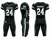 Ensemble de maillots et uniformes de football américain OEM pour jeunes, uniformes en polyester de haute qualité, numéros et motifs vierges, vêtements d'équipe pour jeunes