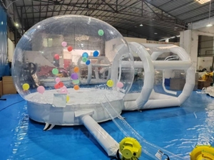 Bán nhà máy trực tiếp PVC trong suốt <span class=keywords><strong>Inflatable</strong></span> bong bóng Lều vui vẻ trẻ em của nảy chơi cabin quảng cáo inflatables - Product Image 5